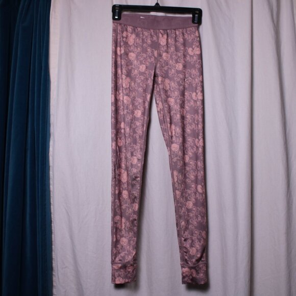 Kari Traa Pink Floral Base Layer Leggings XS - Picture 4 of 9